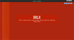 Desktop Screenshot of bulk.info